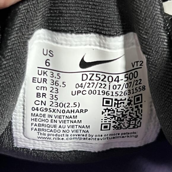 Nike Air Vapormax Plus Shoes Womens Size 6 Purple Gradient Sneakers DZ5204-500 - Picture 8 of 9